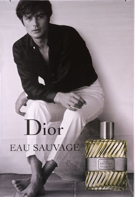 affiche dior alain delon|Vintage poster – Dior, Eau Sauvage, Alain Delon – .